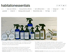 Tablet Screenshot of habitationessentials.com